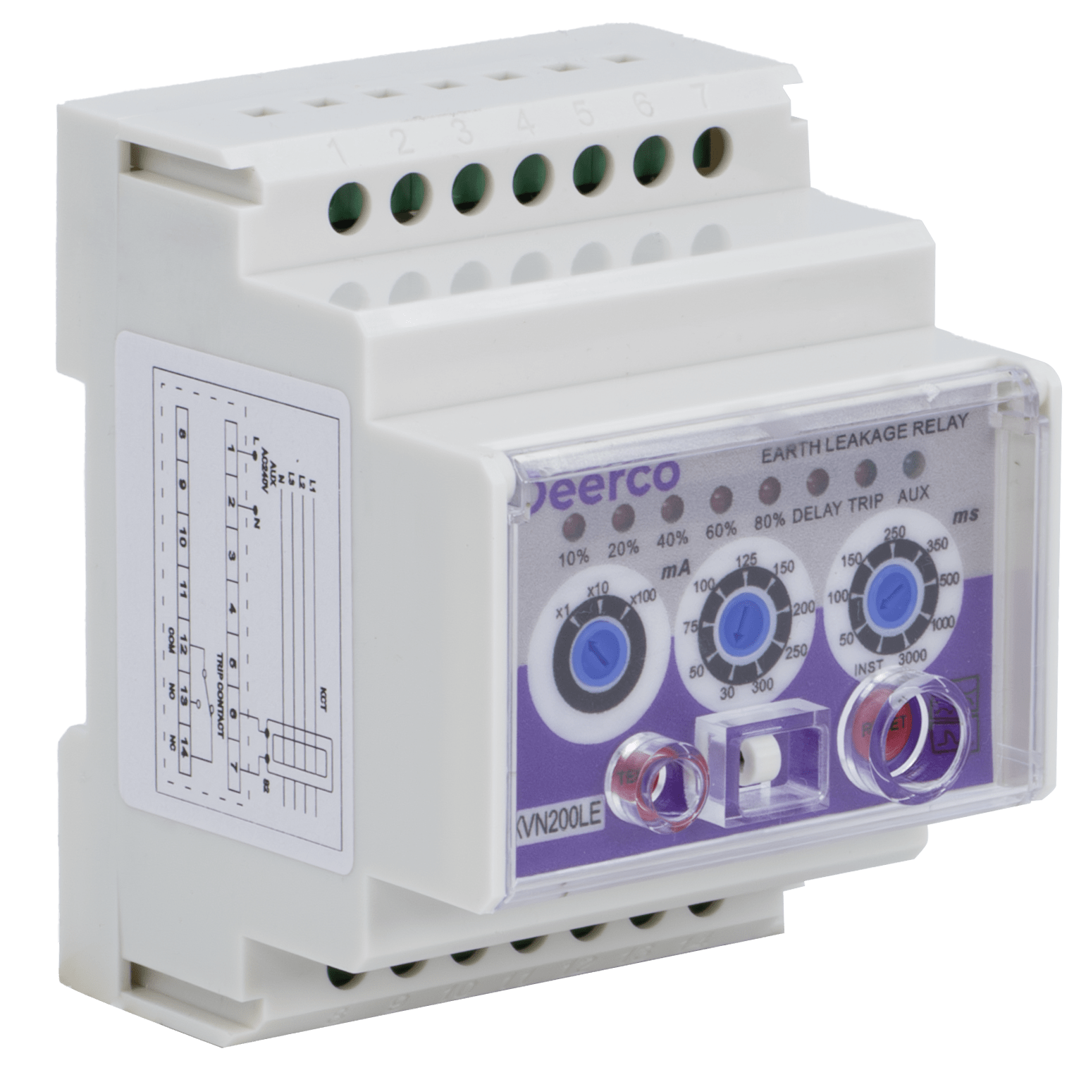 Derko Toroidal Kaçak Akım Algılama Rölesi